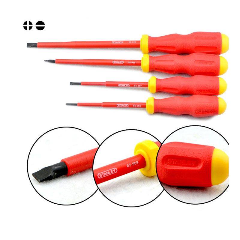 Destornillador Stanley Plano Aislado Ø4 X 100Mm Cd.:65967