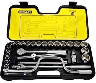 Juego De Bocallaves Metrica Stanley 29 Pz Enc. 1/2 86 504