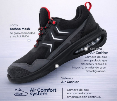Zapatilla Firestone A30 C/P Composite Negro