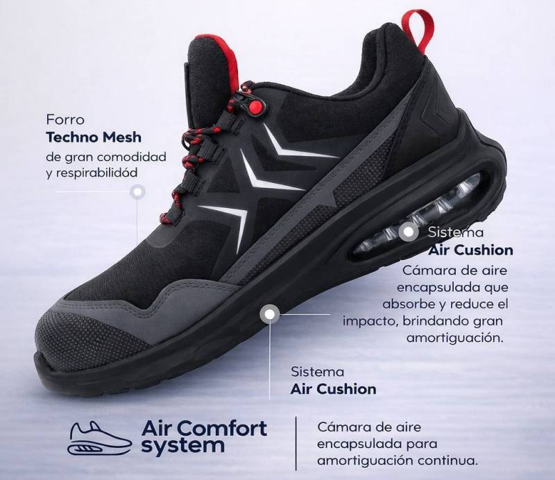 Zapatilla Firestone A30 C/P Composite Negro