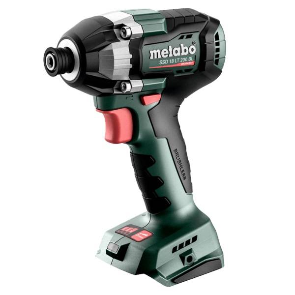 Atornillador De Impacto Metabo Ssd 18 Lt 200 Bl A Bateria 18V - Enc.1/4 Torque 200Nm