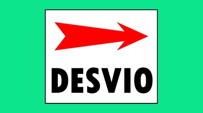 Cartel 52 400 X 450  Desvio Izquierda