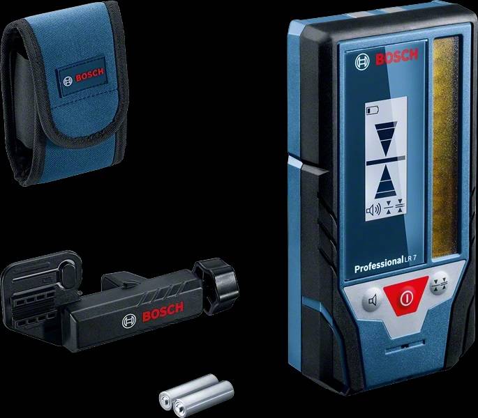 Receptor Bosch Lr7 P/Nivel Laser - Alcance 5 - 50Mts (Laser Verde Y Rojo)