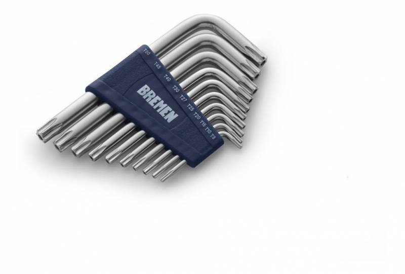 Juego De Llaves Torx En L Bremen 10 Pz (Mm) Cd.:6906