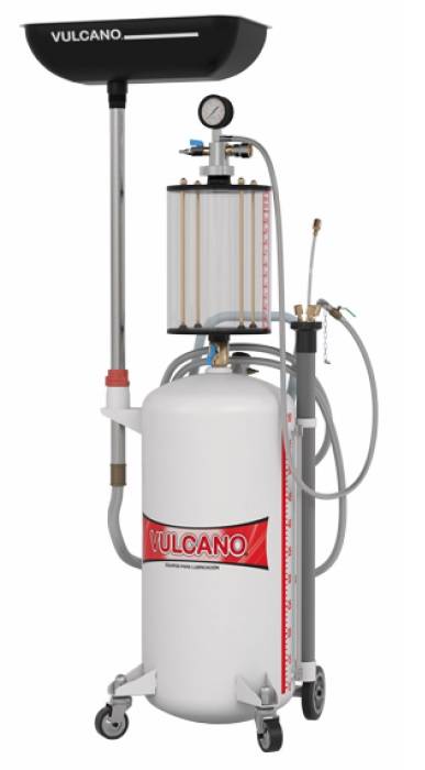 Aspirador De Aceite Neumatico Vulcano C/ Visor Y Bandeja Ar335