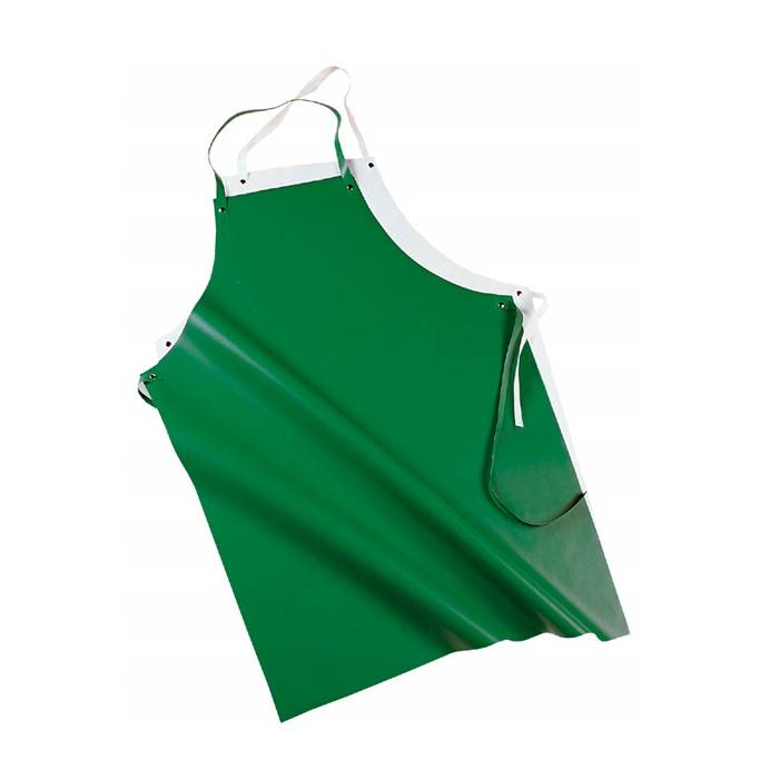 Delantal Pvc Verde C/Refuerzo
