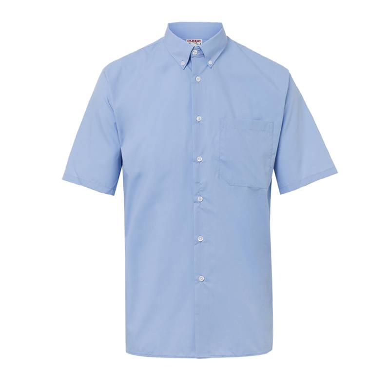 Camisa Oxford Hombre Celeste M/C