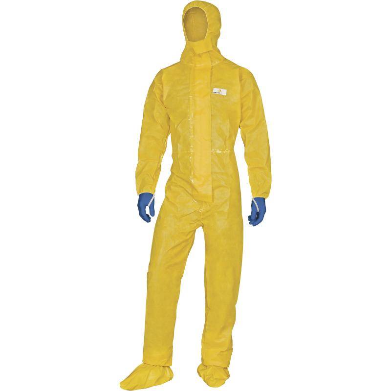 Traje Deltatechem Dt300 P/Quimicos Amarillo