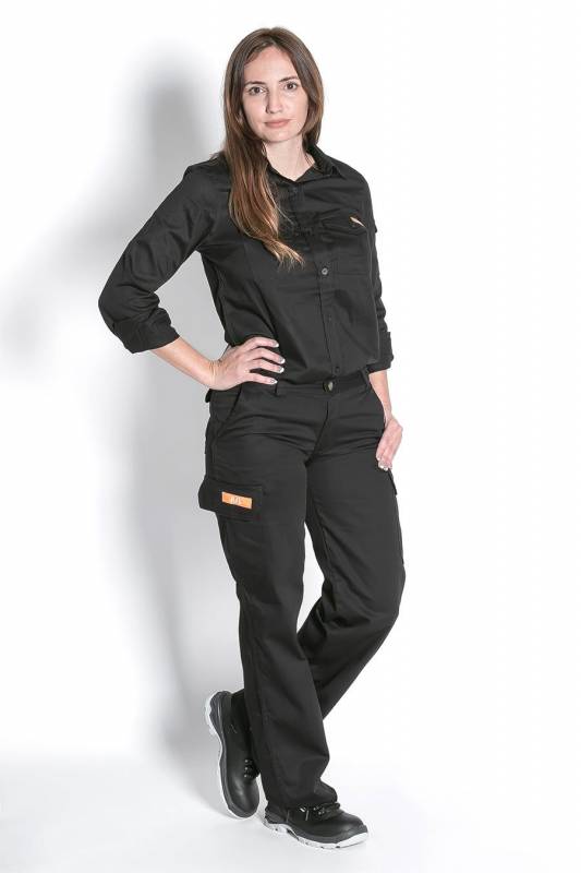 Pantalon Cargo Dama Aire Libre Ombu Negro