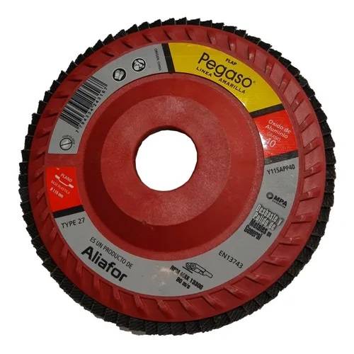 Disco Flap Pegaso Aliafor Linea Amar. Oxi. Alum. Y180App80 - 180Mm (7) G.80