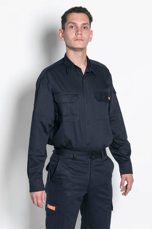 Camisa Aire Libre Ombu Hombre M/L A-Marino