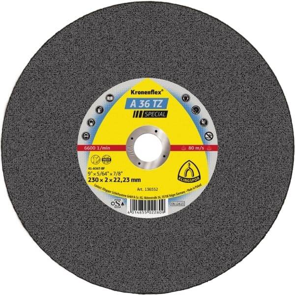 Disco De Corte Klingspor A 36 Tz 230 X 2Mm (9) Cd.:136552