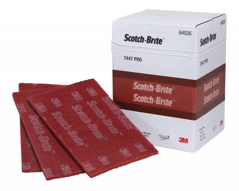 Paño 3M Scotch Brite 7447 6 X 9 (152Mmx230Mm)  X 30Un