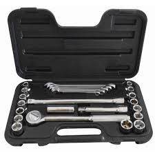 Juego De Bocallaves Hex. + Llaves Comb. Stanley 25 Pz Enc. 1/2 Cd.:86-737