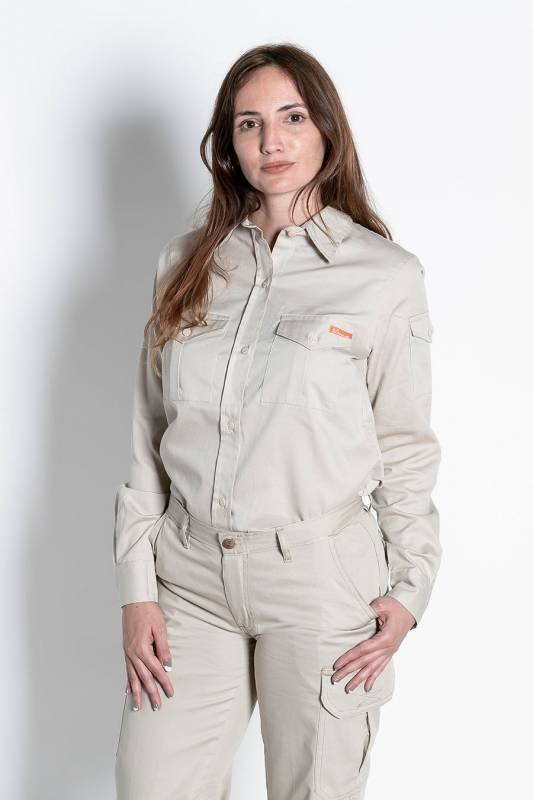 Camisa Aire Libre Ombu Dama M/L Arena