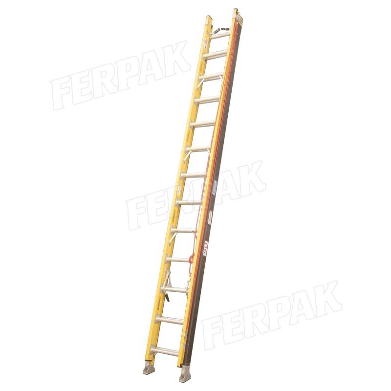 Escalera Diel. Extensible 40 Esc. C/Vaina 6,60 - 11,70Mts. Pe-4244 Ferpak