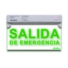 Señalizacion Led Salida De Emergencia 6Hs. Mod. 9905 L