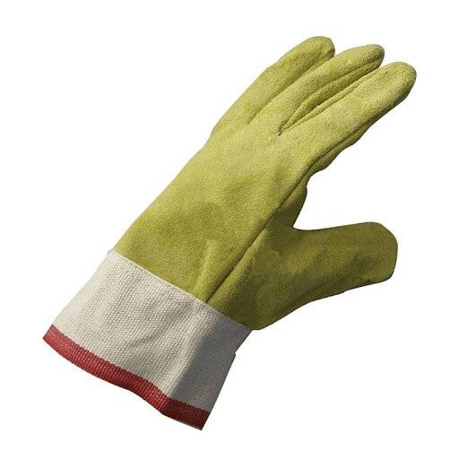 Guante Descarne Amarillo Certificado P/C. Lona Gd06 T.10