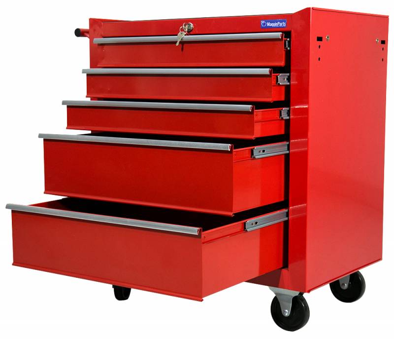 Caja De Herramientas Metalica 5 Caj. 749 X 496 X 747 Mm.