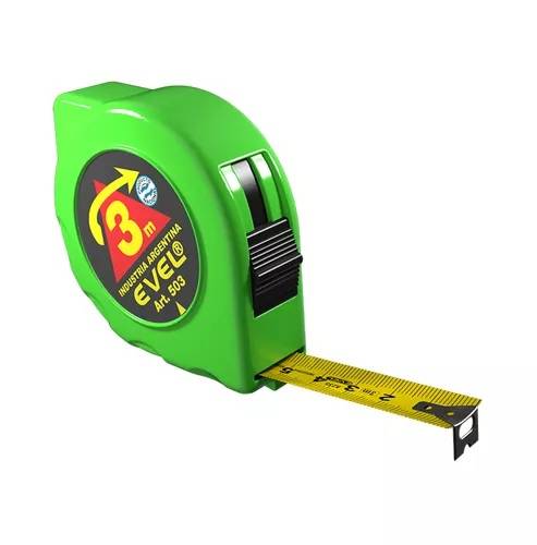 Cinta Metrica 3 Mts Evel Fleje 16Mm Cd.503