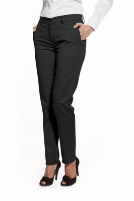 Pantalon Oficinista Corte Chino Negro Dama