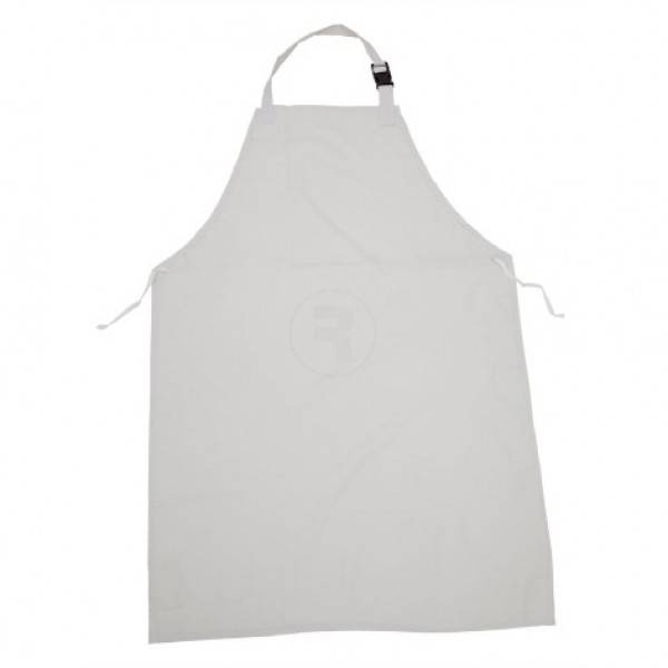 Delantal Pvc Blanco C/Refuerzo