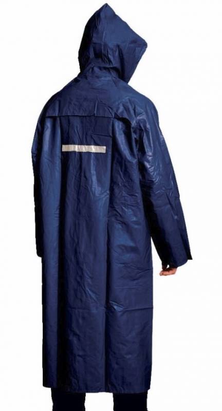 Capa Pvc Lluvia Azul Ws C/Ref.