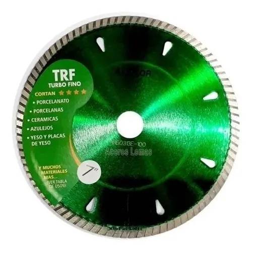 Disco De Corte Diam. Aliafor (7)  Trf Turbo Fino Cd.:trf-7