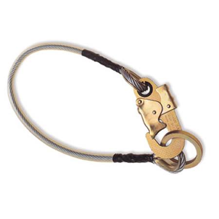 Conector De Anclaje Cable Acero 100 Cm Caran (Arg. + Mos.)