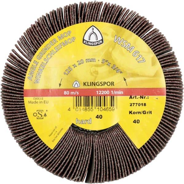 Rueda Abrasiva Klingspor Wsm 617 G.80 - 5 - Ls 309 X Cd.:277016