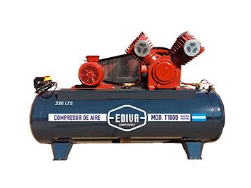 Compresor Ediva T1000Ab 10Hp 330L 12Bar Trifa.