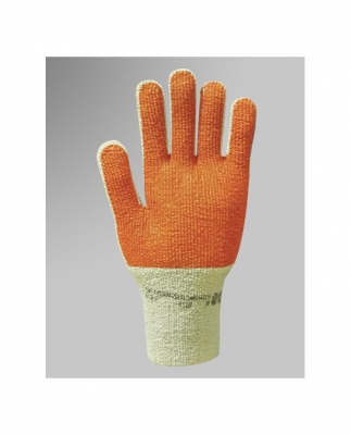 Guante Terrycloth Algodon Y Poliester Gamisol Laminado Naranja Latex - Cd.:3107