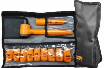 Juego De Bocallaves Hex. Bahco 11 Pz Aisl. 1000V + Criquet Y Extension Enc. 1/2
