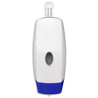 Dispenser Jabon Liquido Nova Tapa Blanca Recargable C/Tecla Azul 10420 (Discont.)