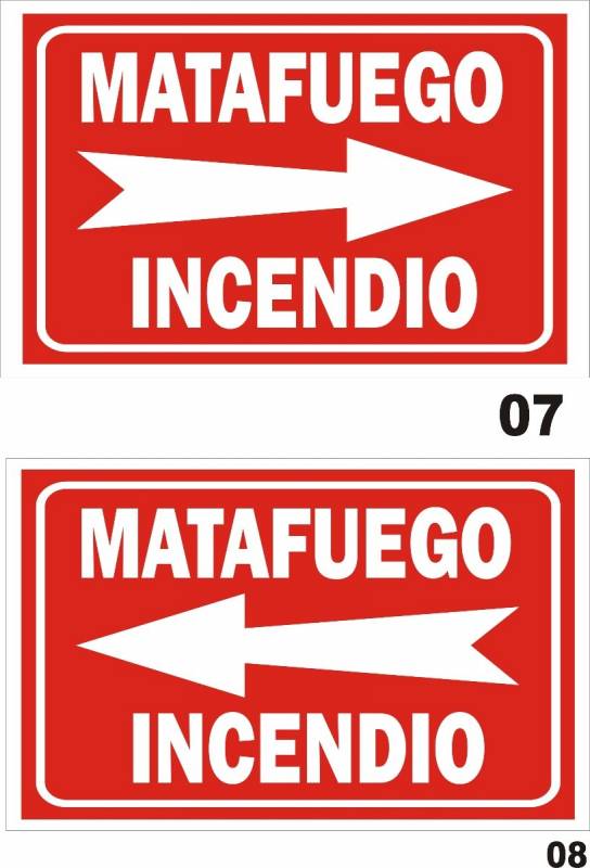 Cartel 130 200 X 300 Matafuego Incendio