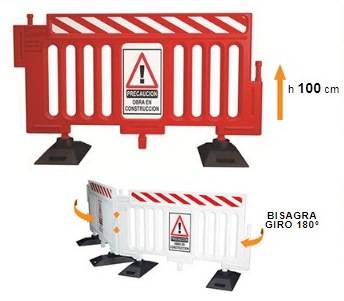Valla Monopieza 3701M-Cfc C/Ref (Altura 110Cm, Largo 190Cm)