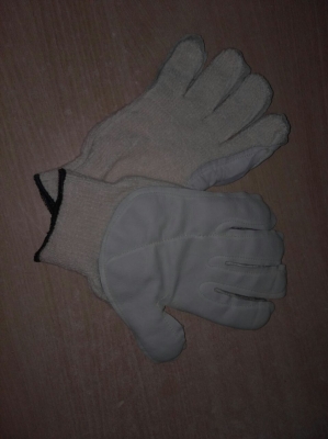 Guante Terrycloth Zb Liso Combinado Vaqueta Gpv001