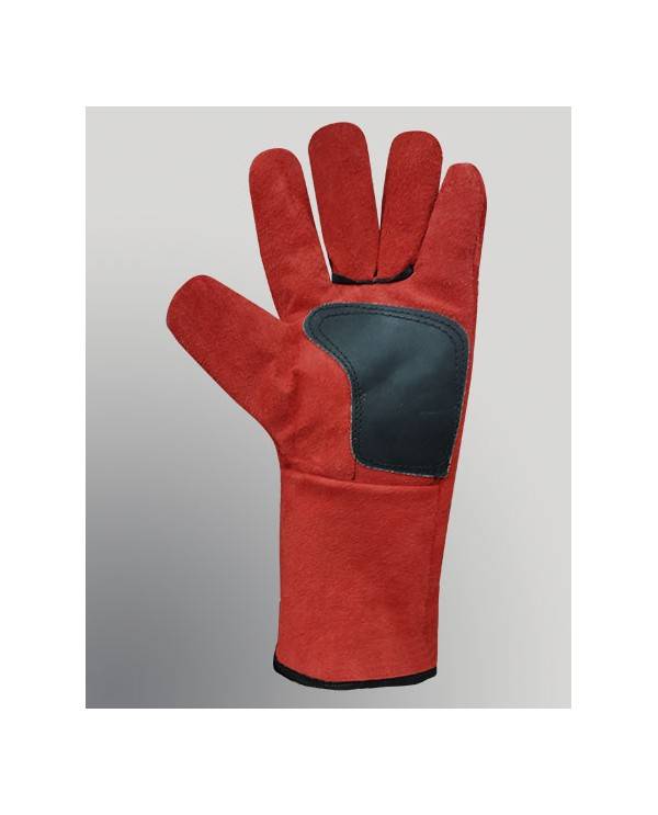Guante Descarne Soldador Gamisol Rojo 9108Rod