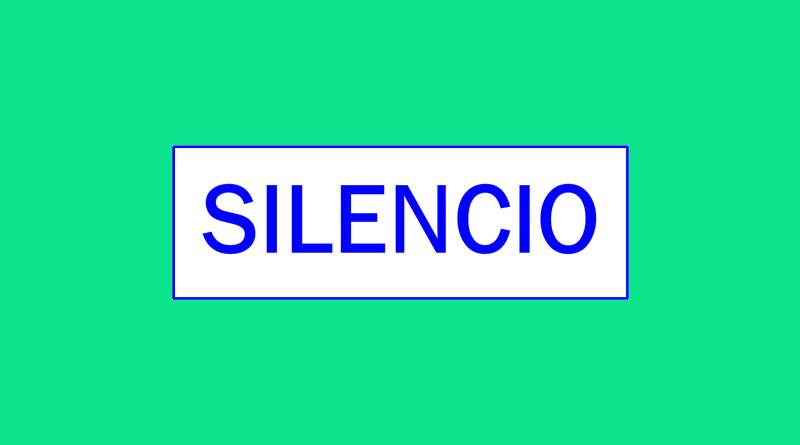 Cartel 207 200 X 450 Silencio