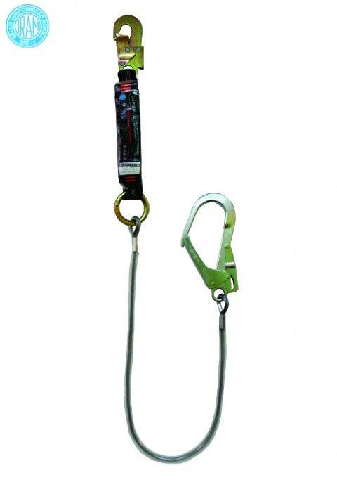 Elemento Anticaida Caran 2050/A P/Sold. Cable De Acero 1,50Mt Mosq.55Mm C/Amor.