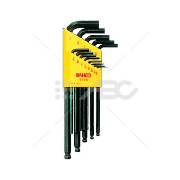 Juego De Llaves Allen Cardanica Bahco 13 Pz (Pul) Cod.:be9785