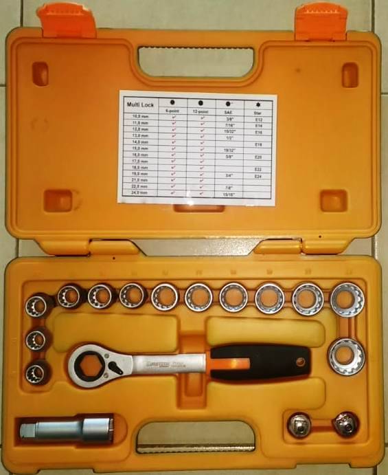 Juego De Bocallaves Eurotech Multifuncion 17 Pz  3378