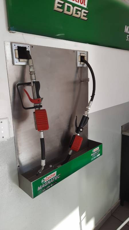 Batea De Acero Inoxidable P/3 Pistolas Neumaticas De Aceite