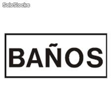Cartel 91 140 X 410 Baños