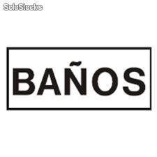 Cartel 91 140 X 410 Baños
