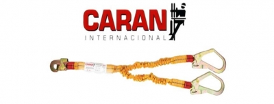 Elemento Anticaida Caran 3008/2  Doble Elast. 1,50Mt Mosq.55Mm C/Amor.