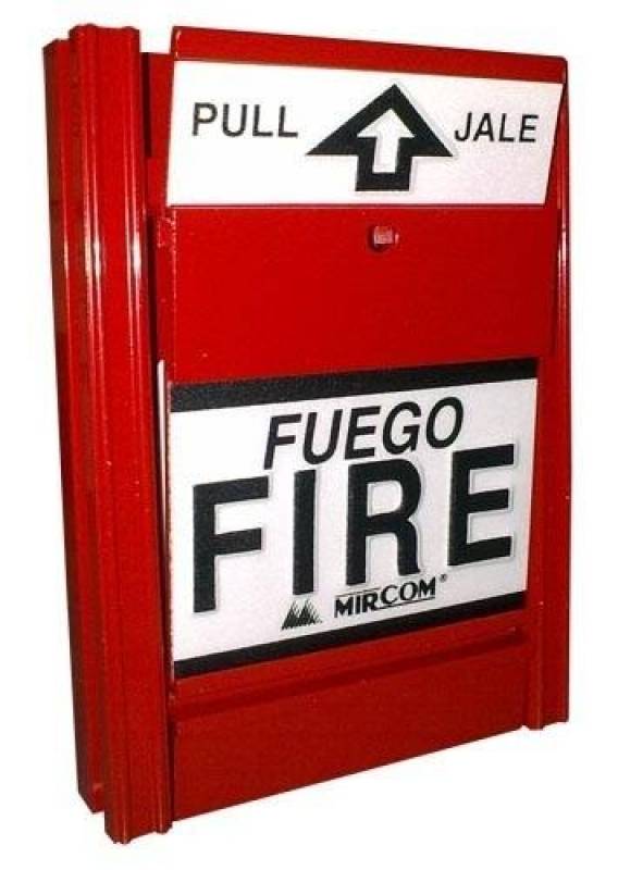 Pulsador Manual De Incendio Mod Ms401 + Ms-Da