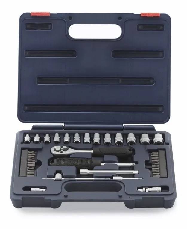 Juego De Bocallaves Hex. Bremen 40 Pz Accesorios Y Puntas - Enc. 1/4 Cd..4536 (Discontinuado)