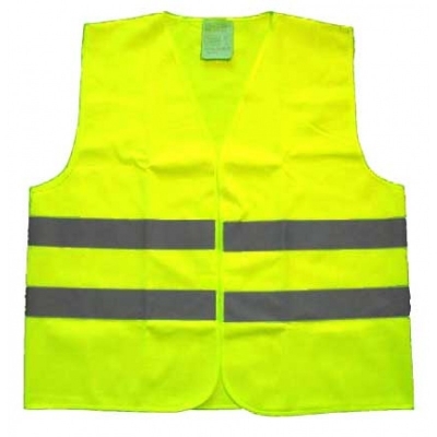 Chaleco Vial Amarillo Con Reflectivo Completo Ws