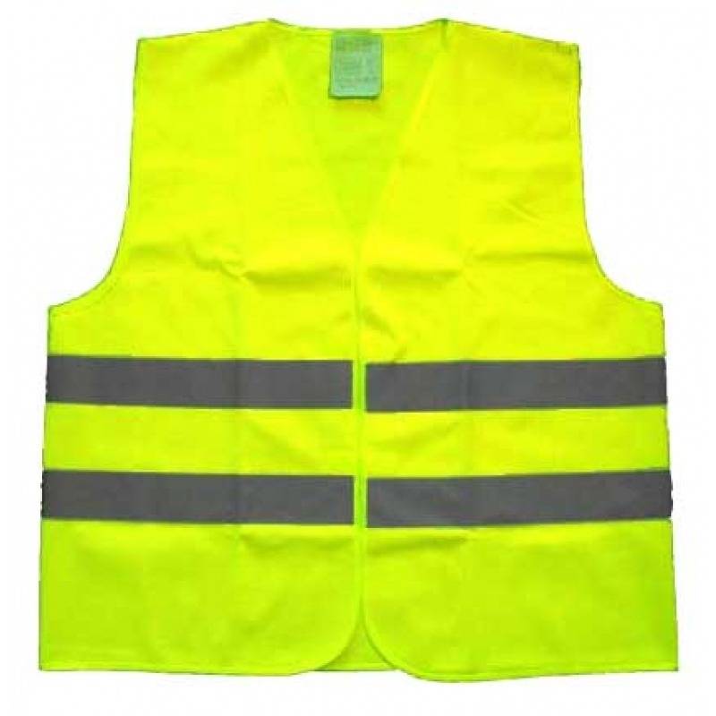 Chaleco Vial Amarillo Con Reflectivo Completo Ws
